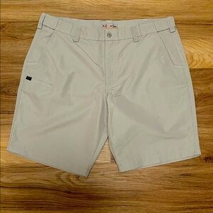 NWOT 5.11 Tactical Men's Khaki Flat Front Shorts Size 42